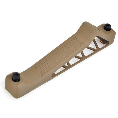 Aluminum Angled Grip for KeyMod Top Rail System - FDE