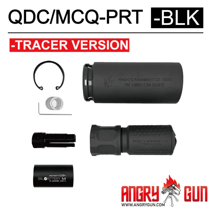 QDC/MCQ-PRT Tracer Suppressor - Black