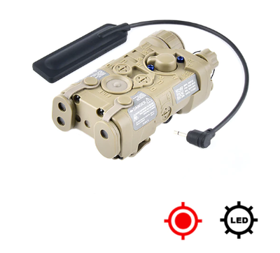 NGAL Red Laser with LED Light (Plastic Version) - FDE