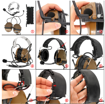 Comtac III Dual-Pass Headset (Silicone Ear Cushions)