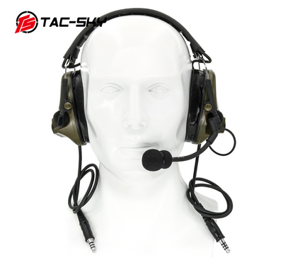 Comtac III Dual-Pass Headset (Silicone Ear Cushions) - OD