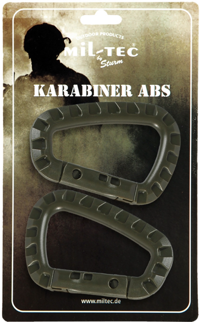 ABS Carabiner x2 - OD