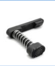 Stainless Steel Magazine Catch for MWS M4 GBB - Black