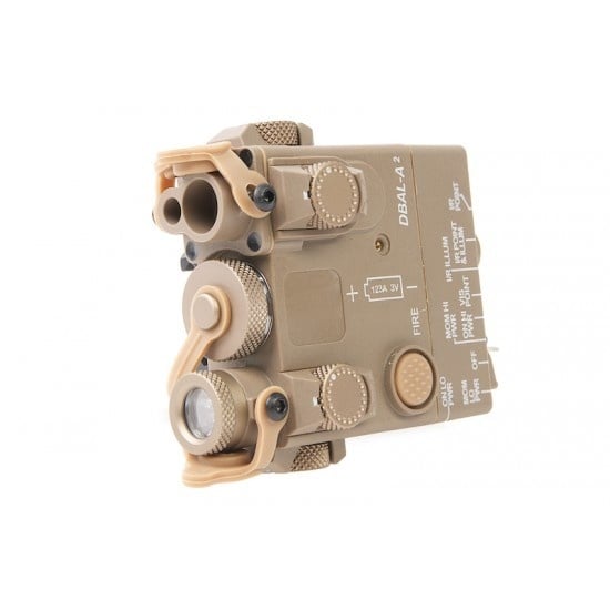 DBAL-A2 Aiming Device (Green Laser & White Light) Polymer - Tan