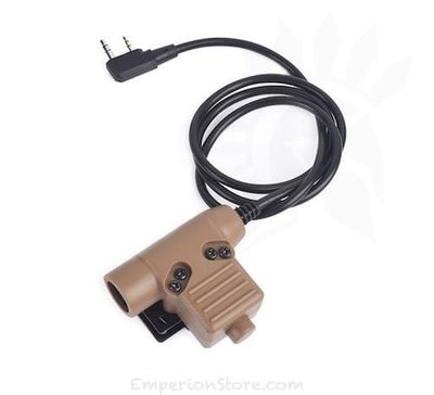 PTT U94 for Standard Headsets - Kenwood